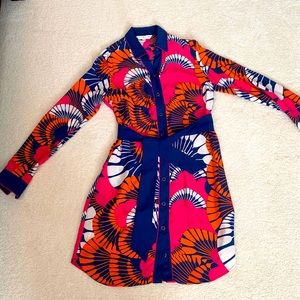 Trina Turk 100% Silk Dress